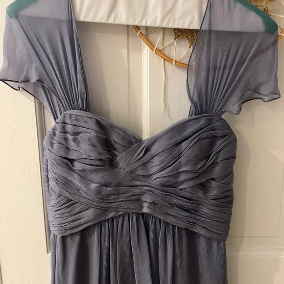 Amsale | Dresses | Amsale Chiffon Bridesmaids Dress Size 6 | Poshmark